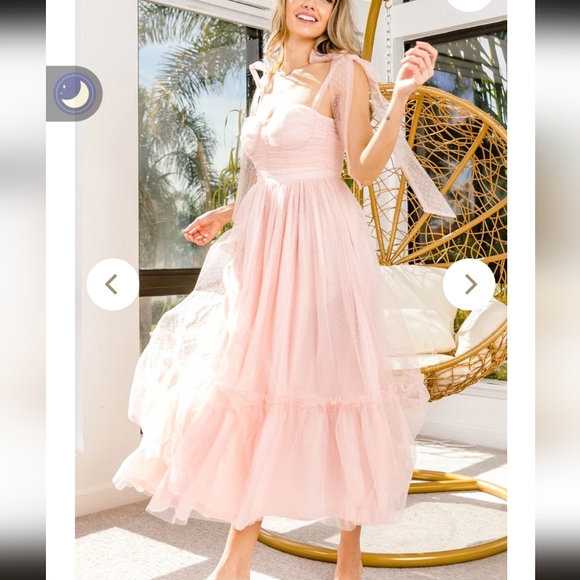 Bibi Pink Tulle Dress - Picture 5 of 8
